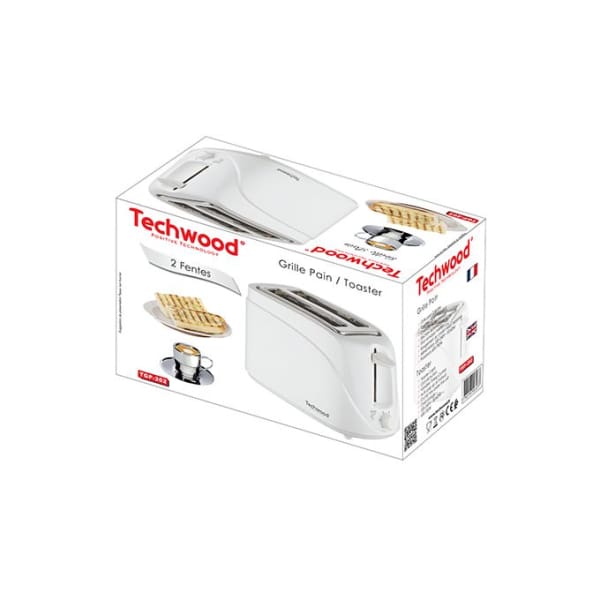 Grille Pain TECHWOOD 700W Blanc (TGP-202) Grille Pain TECHWOOD 700W Blanc (TGP-202)